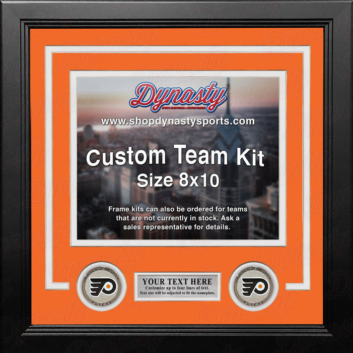 Philadelphia Flyers Custom NHL Hockey 8x10 Picture Frame Kit (Multiple Colors) - for just $29.99! 