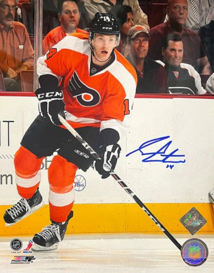 Sean Couturier in Action Philadelphia Flyers Autographed 8" x 10" Hockey Photo - for just $49.99! 