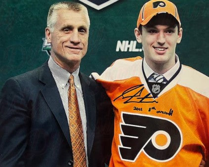 Sean Couturier Draft Day Philadelphia Flyers Autographed 8x10 Hockey Photo Inscribed 8th Overall - for just $49.99! 