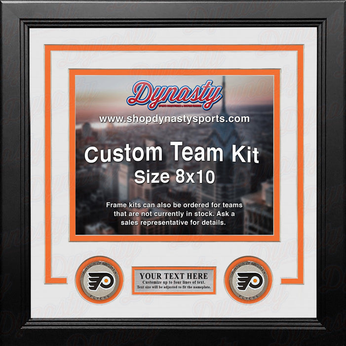 Philadelphia Flyers Custom NHL Hockey 8x10 Picture Frame Kit (Multiple Colors) - for just $29.99! 