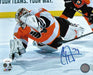 Carter Hart Philadelphia Flyers Diving Save vs. Canucks Autographed NHL Hockey Photo - for just $29! 