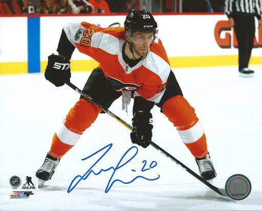 Taylor Leier Faceoff Philadelphia Flyers Autographed Hockey Photo - for just $5! 