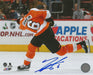 Travis Sanheim Shoot Autographed Philadelphia Flyers Hockey Photo - for just $29.99! 