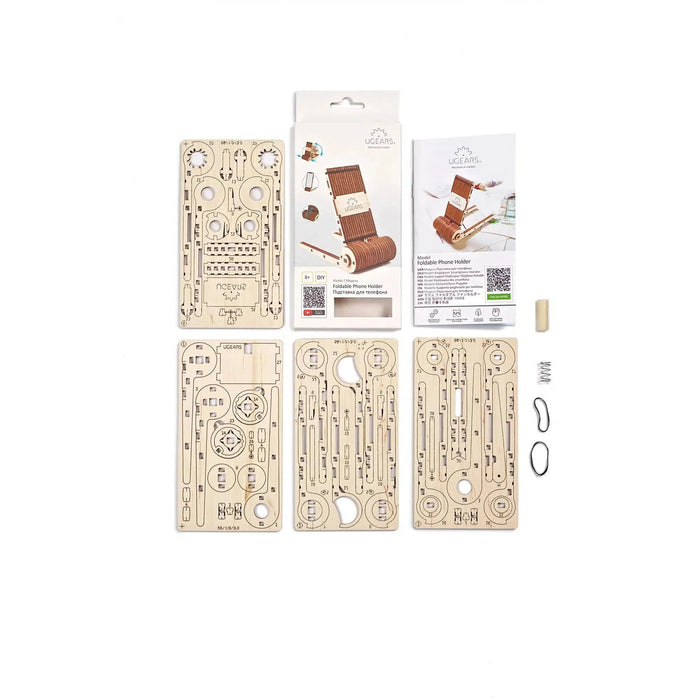 Foldable Phone Holder 3D Wood Model Kit UGEARS - for just $13.99! 