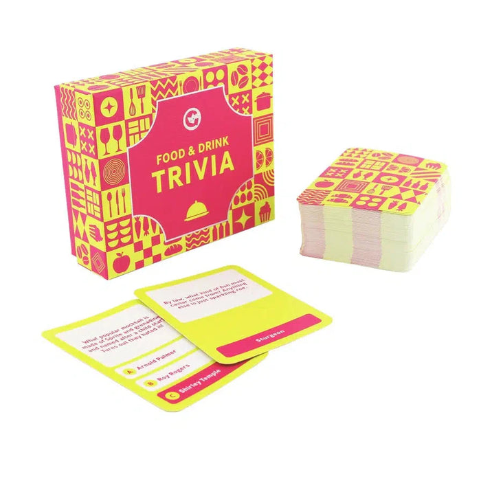 Food & Drink Trivia Card Game Ginger Fox - for just $9.99! 
