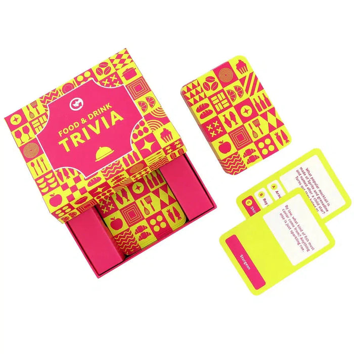 Food & Drink Trivia Card Game Ginger Fox - for just $9.99! 