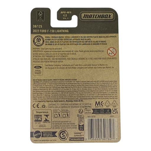 Matchbox 2022 Ford F-150 Lightning - 2025 Matchbox Series 38/125 - for just $1.79! 