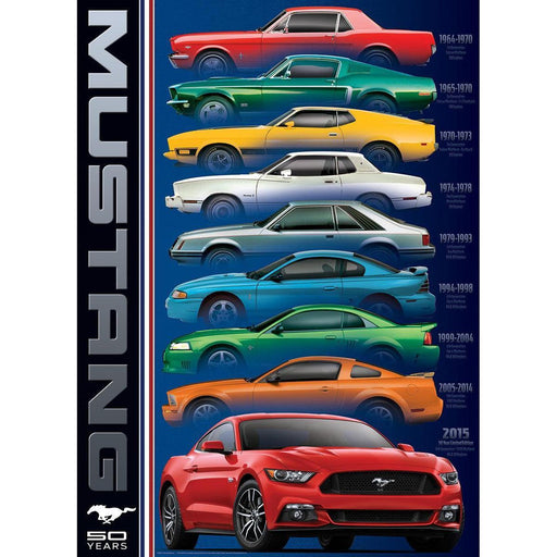 Ford Mustang 50 Years 1000 Piece Jigsaw Puzzle Eurographics - for just $19.99! 