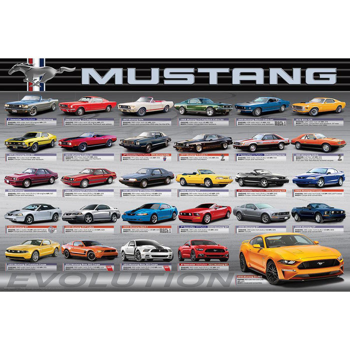 Ford Mustang Evolution 1000 Piece Jigsaw Puzzle Eurographics - for just $19.99! 