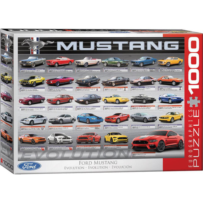 Ford Mustang Evolution 1000 Piece Jigsaw Puzzle Eurographics - for just $19.99! 