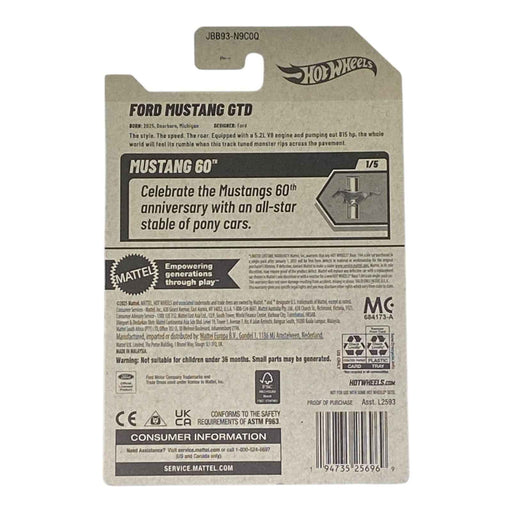 Hot Wheels Ford Mustang GTD - Mustang 60 Series 1/5 - for just $1.99! 