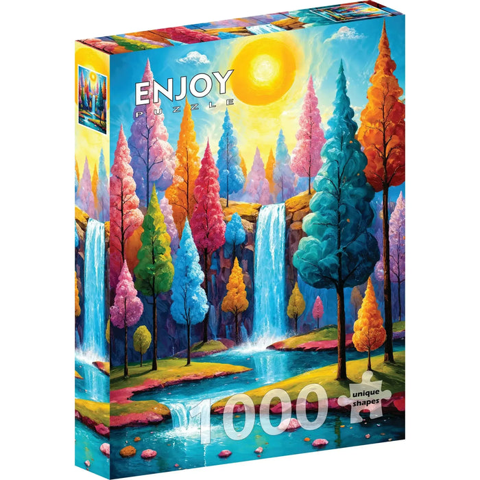 Forest Cascade 1000 Piece Jigsaw Puzzle Enjoy - for just $24.99! 