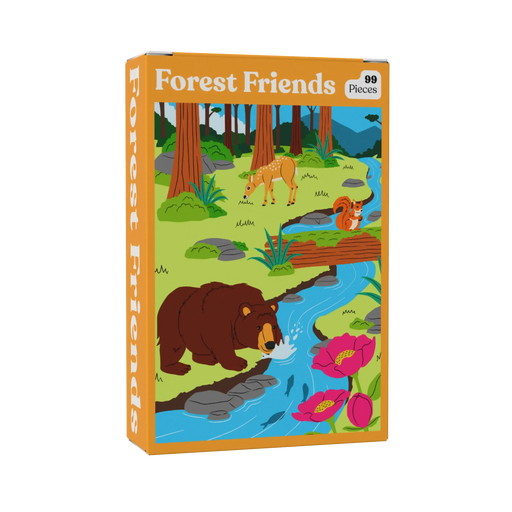 Forest Friends 99 Piece Mini Jigsaw Puzzle Puzzledly - for just $9.99! 