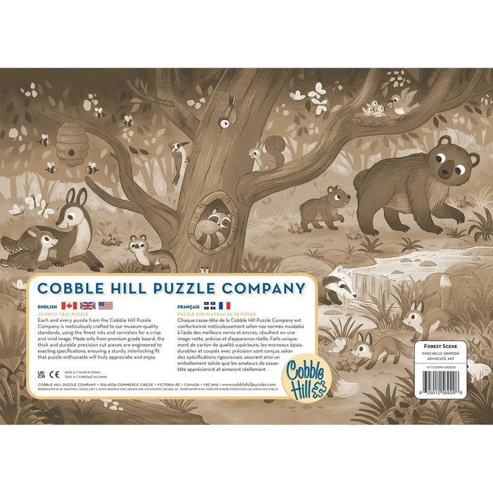 Forest Scene 35 Piece Tray Jigsaw Puzzle Cobble Hill - for just $9.99! 