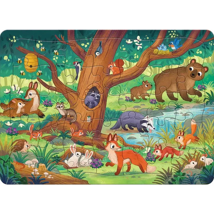 Forest Scene 35 Piece Tray Jigsaw Puzzle Cobble Hill - for just $9.99! 