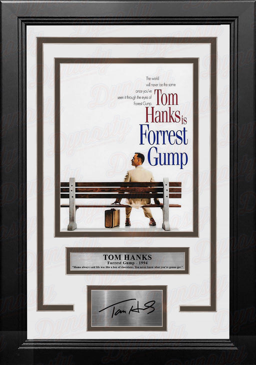 Tom Hanks Forrest Gump 8" x 10" Framed Photo with Engraved Autograph - for just $79.99! 