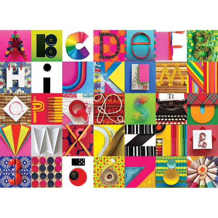 Found Alphabet 1000 Piece Jigsaw Puzzle Cobble Hill - for just $19.99! 