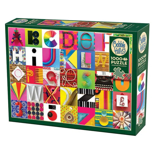 Found Alphabet 1000 Piece Jigsaw Puzzle Cobble Hill - for just $19.99! 