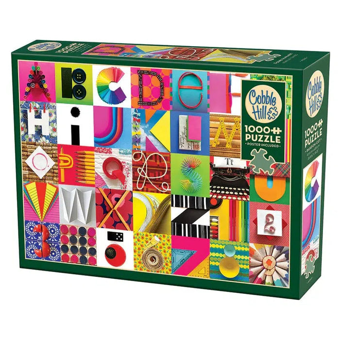 Found Alphabet 1000 Piece Jigsaw Puzzle Cobble Hill - for just $19.99! 
