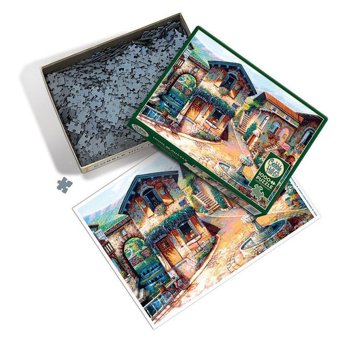 Fountain on the Square 1000 Piece Jigsaw Puzzle Cobble Hill - for just $19.99! 