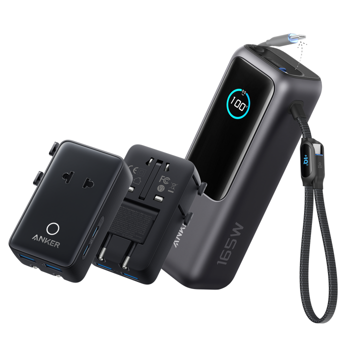 Anker Laptop Power Bank (25K, 165W, Built-In and Retractable Cables) - for just $119.99! 