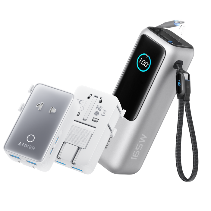 Anker Laptop Power Bank (25K, 165W, Built-In and Retractable Cables) - for just $119.99! 