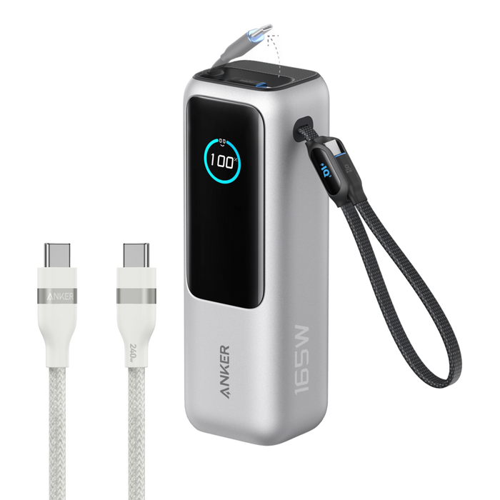 Anker Laptop Power Bank (25K, 165W, Built-In and Retractable Cables) - for just $119.99! 
