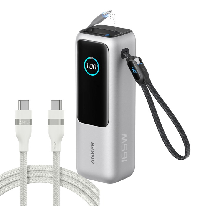Anker Laptop Power Bank (25K, 165W, Built-In and Retractable Cables) - for just $119.99! 