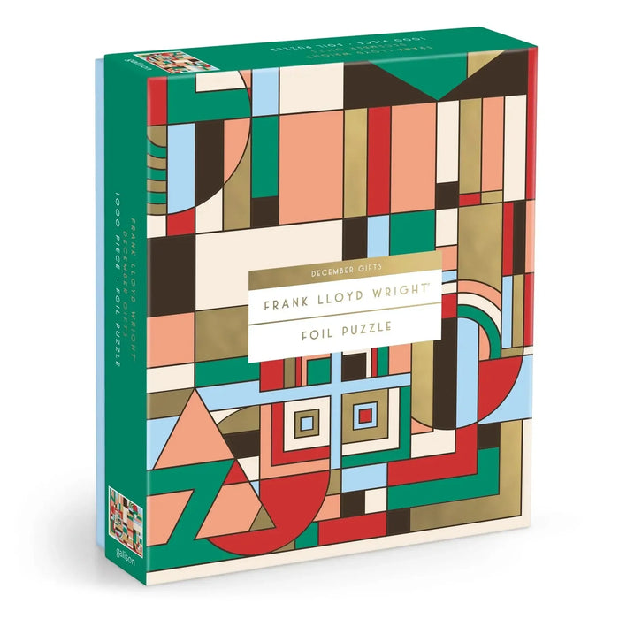 Frank Lloyd Wright December Gifts 1000 Piece Foil Jigsaw Puzzle Galison - for just $21.99! 