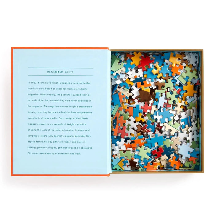 Frank Lloyd Wright December Gifts 500 Piece Jigsaw Puzzle Galison - for just $19.99! 