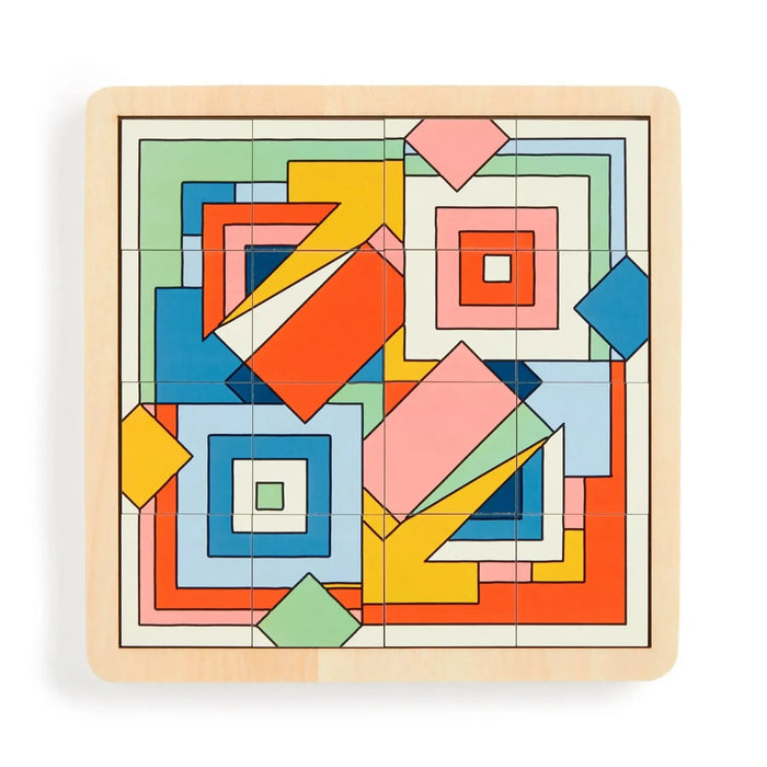 Frank Lloyd Wright Imperial Hotel 2-in-1 Sliding Wood Puzzle Galison - for just $24.99! 