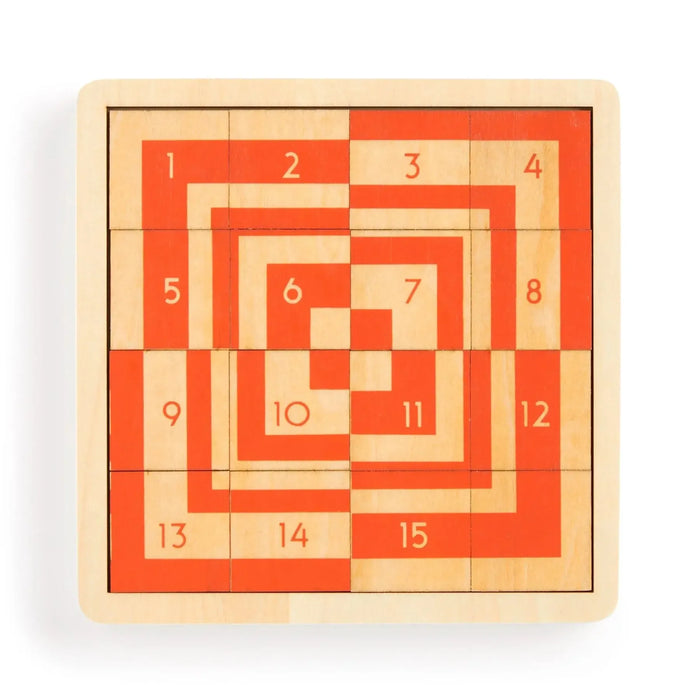 Frank Lloyd Wright Imperial Hotel 2-in-1 Sliding Wood Puzzle Galison - for just $24.99! 