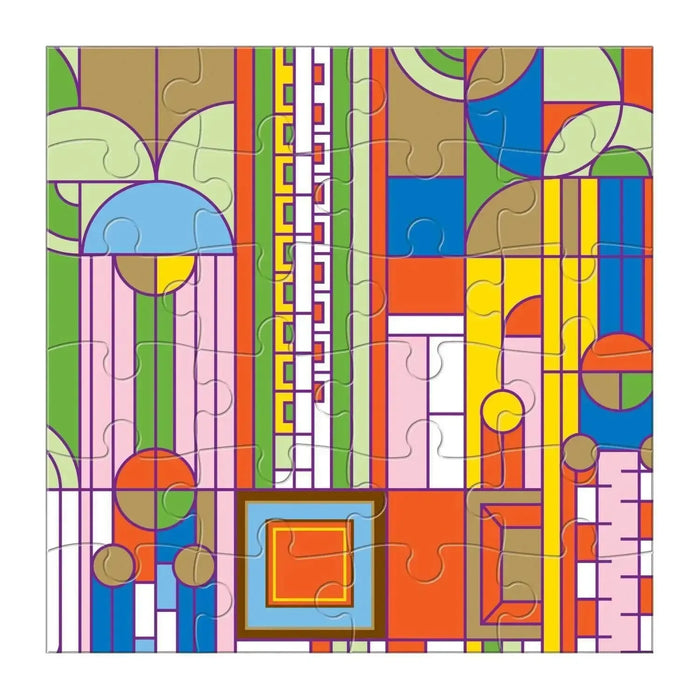 Frank Lloyd Wright Set of 6 25 Piece Wood Jigsaw Puzzle Galison - for just $24.99! 