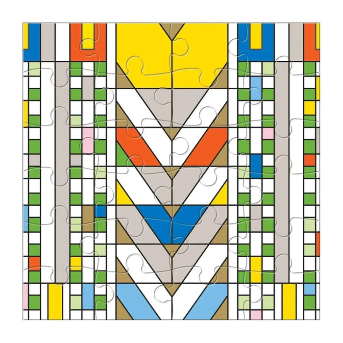 Frank Lloyd Wright Set of 6 25 Piece Wood Jigsaw Puzzle Galison - for just $24.99! 