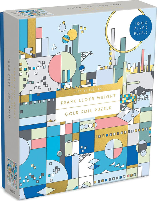 Puzzle: Frank Lloyd Wright City By The Sea - Foil Puzzle - for just $19.99! 