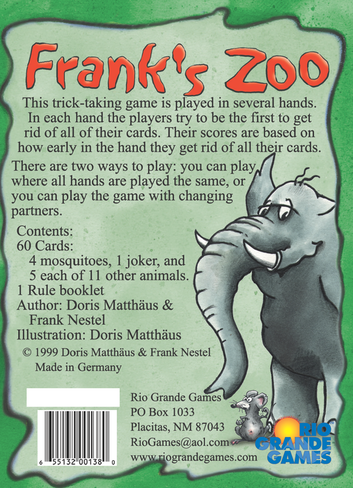 Frank's Zoo - for just $14.95! 