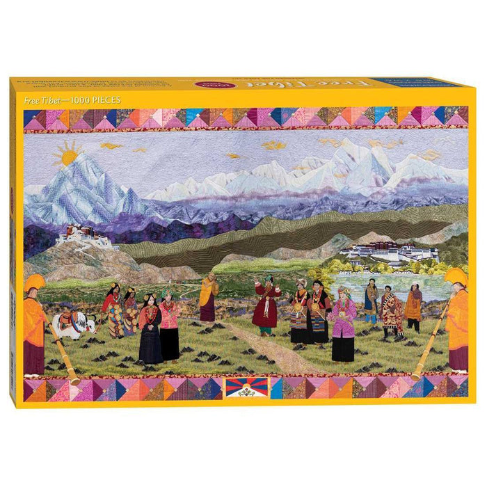 Free Tibet Quilt 1000 Piece Jigsaw Puzzle C&T - for just $24.99! 