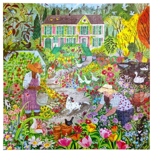 French Flower Garden 1000 Piece Jigsaw Puzzle eeBoo - for just $26.99! 