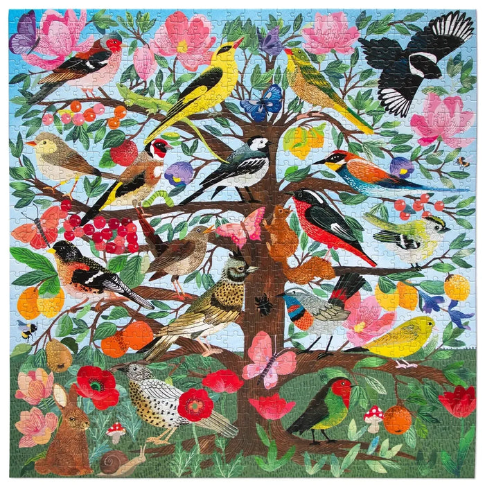 French Medieval Songbirds 1000 Piece Jigsaw Puzzle eeBoo - for just $26.99! 