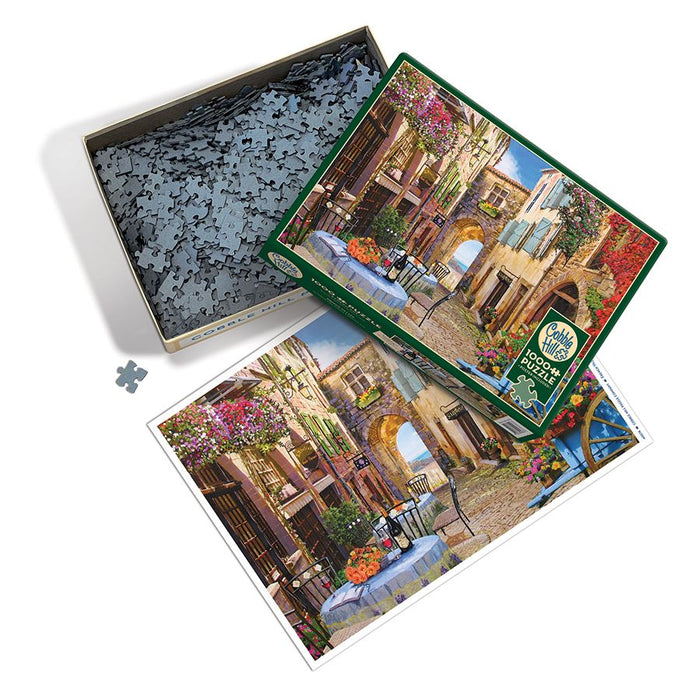 French Village 1000 Piece Jigsaw Puzzle Cobble Hill - for just $19.99! 