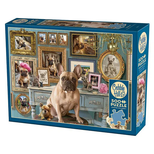 Frenchie 500 Piece Jigsaw Puzzle Cobble Hill - for just $17.99! 