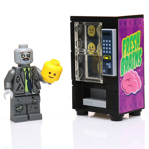 Fresh Brains Zombie Vending Machine (LEGO) - Premium LEGO Kit - Just $29.99! Shop now at Retro Gaming of Denver