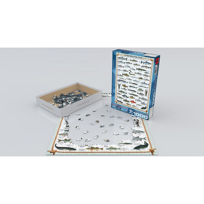 Freshwater Fish 1000 Piece Jigsaw Puzzle Eurographics - for just $21.99! 