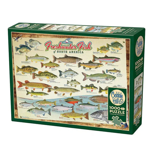 Freshwater Fish of North America 1000 Piece Jigsaw Puzzle Cobble Hill - for just $19.99! 
