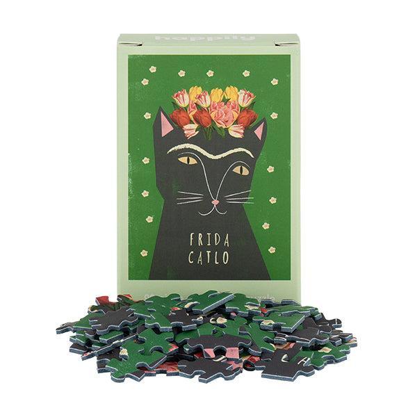 Frida Catlo 99 Piece Mini Jigsaw Puzzle Happily - for just $11.99! 