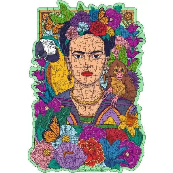 Frida Kahlo 300 Piece Wooden Jigsaw Puzzle Ravensburger - for just $39.99! 