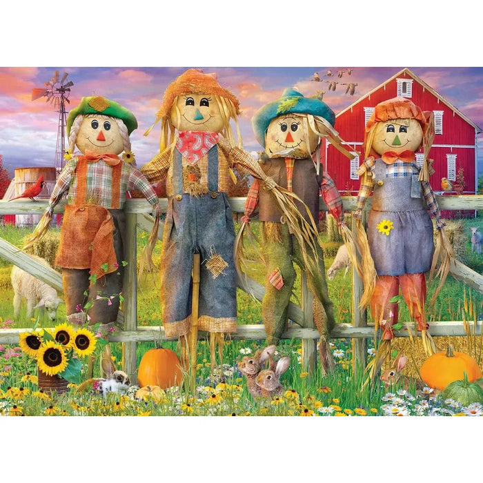 Friendly Scarecrows 300 Piece Jigsaw Puzzle Eurographics - for just $17.99! 