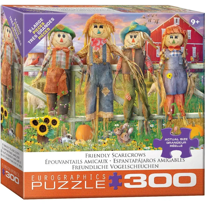 Friendly Scarecrows 300 Piece Jigsaw Puzzle Eurographics - for just $17.99! 