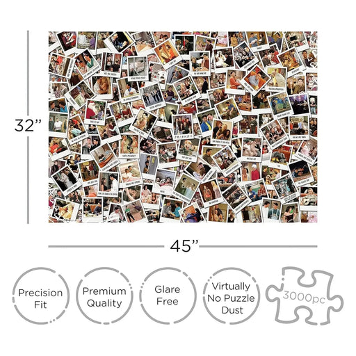 Friends Photo Collage 3000 Piece Jigsaw Puzzle Aquarius - for just $39.99! 
