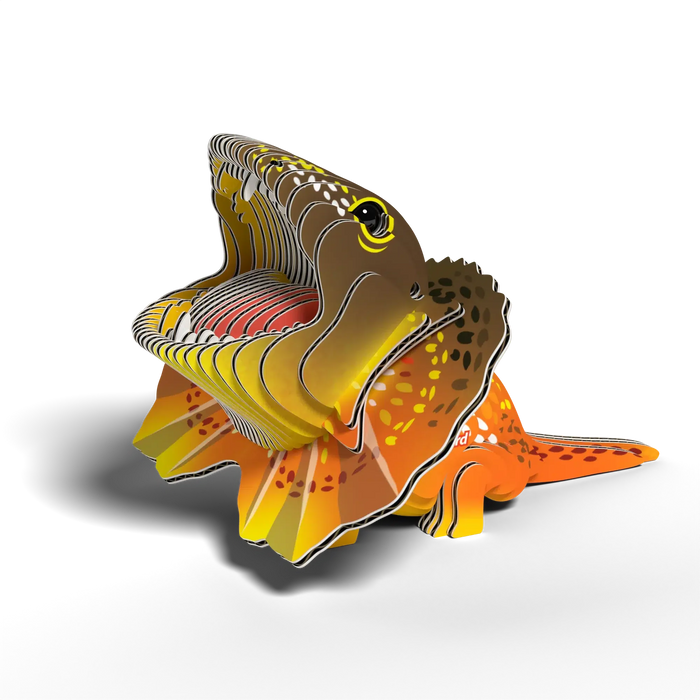 Frilled Lizard 3D Cardboard Model Kit Eugy - for just $11.99! 